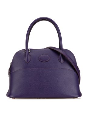 Hermes Purple Epsom Bolide 27