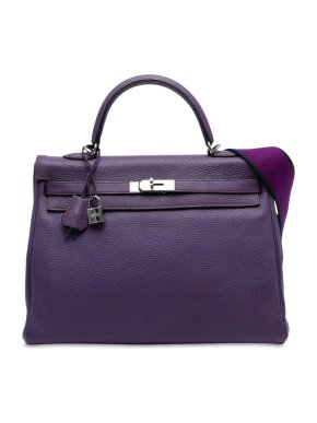 Hermes Ultraviolet Togo Kelly II Retourne 35
