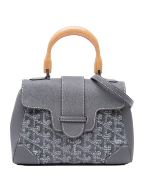 Goyard Gray Mini Goyardine Saigon Souple