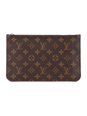 Louis Vuitton Coated Canvas Monogram Neverfull Pochette