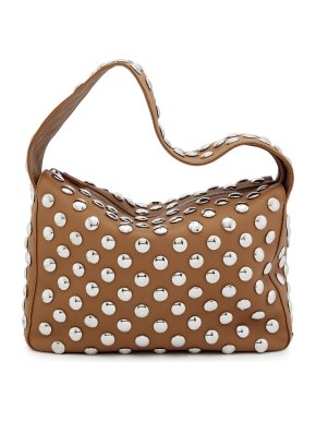 Khaite Tan Leather Shoulder Bag - Current Season