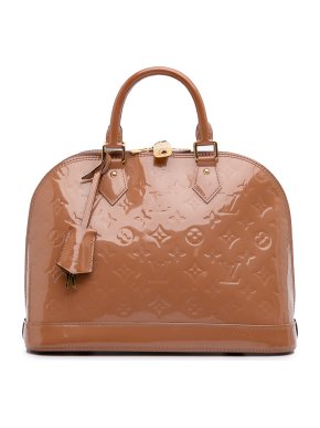 Louis Vuitton Tan Monogram Vernis Alma PM