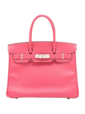 Hermes Rose Tyrien Epsom Birkin Retourne 30