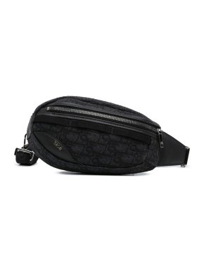 Dior Black Oblique Scarab Sling