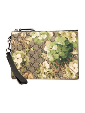 Gucci GG Supreme Blooms Clutch