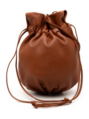 Bottega Veneta Tan Nappa Drawstring Bucket Bag