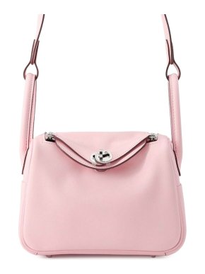 Hermes Rose Sakura Mini Swift Lindy 20