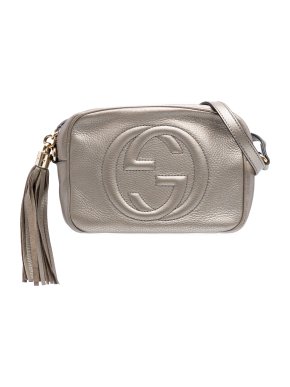 Gucci Gold Leather Soho Disco Crossbody