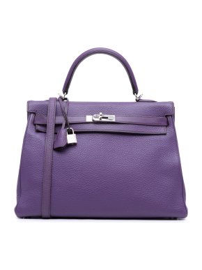 Hermes Ultraviolet Togo Kelly II Retourne 35