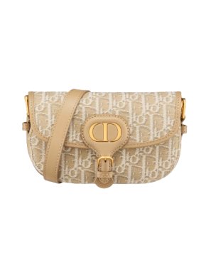 Dior Medium Beige Canvas Bobby Bag