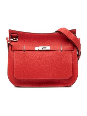 Hermes Red Clemence Jypsiere 28