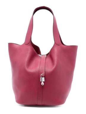 Hermes Pink Clemence Picotin Lock 33