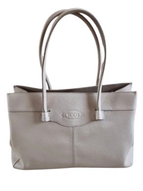 Tod's Pebbled Calf Leather Mocassino Bag