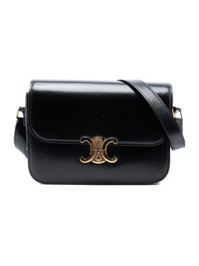 Celine Classique Shiny Calfskin Triomphe Crossbody