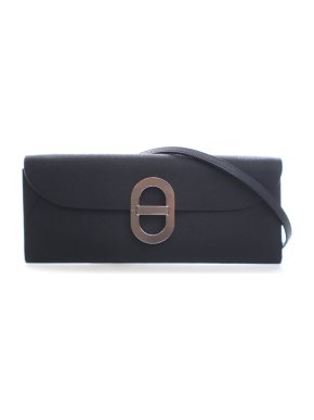 Hermes Black Epsom Maillon To Go Wallet