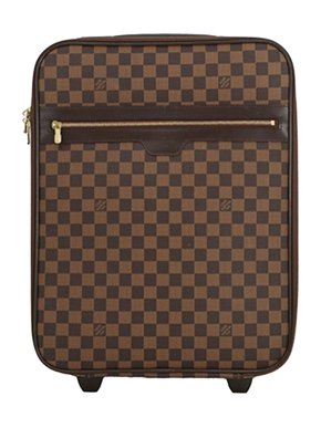 Louis Vuitton Coated Canvas Damier Ebene Pegase 45
