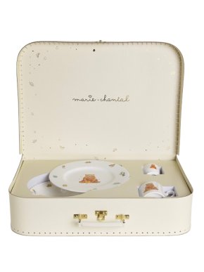 Marie-Chantal Manners Begin at Breakfast Crockery Suitcase Set 1