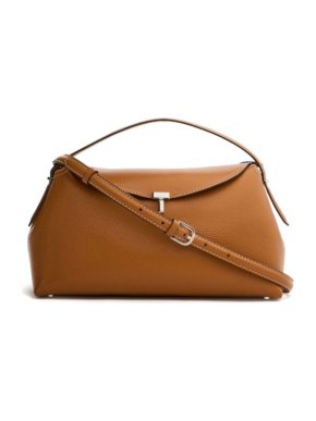 Toteme Totême T-Lock Tan Grained Leather Bag