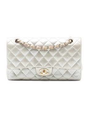 Chanel Classic Iridescent Lambskin Medium Double Flap