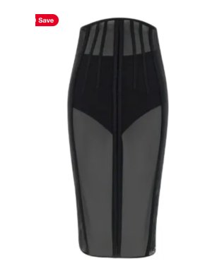 Elizabetta Franchi Corseted Tulle  Midi Skirt