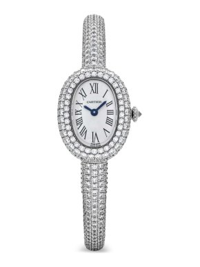 Cartier White Gold and Diamond  Baignoire Size 15 New 2025