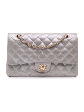 Chanel Medium Classic Iridescent Lambskin Double Flap