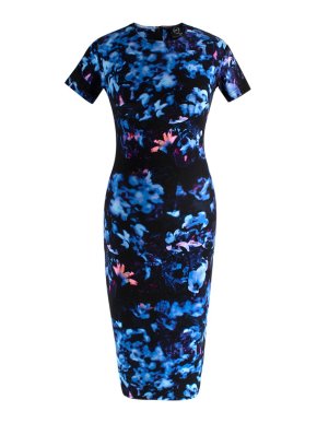 Alexander McQueen MCQ Floral Bodycon Dress