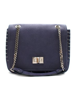 Emilio Pucci Navy Blue Shoulder Bag