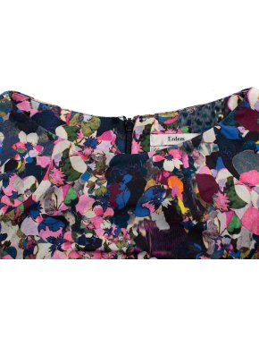 Erdem Floral Print Short-Sleeve Sheath Dress