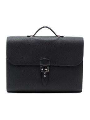 Hermes Black Togo and Swift Sac A Depeches Verso 38