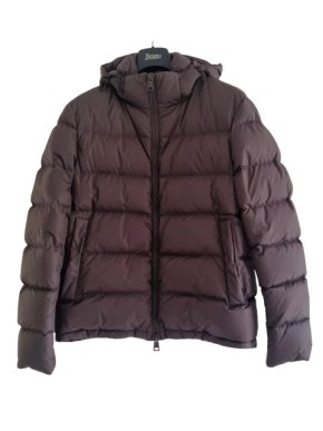 Herno Brown Detatchable Hood Padded Jacket