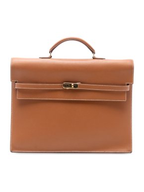 Hermes Tan Epsom Kelly Depeches 38