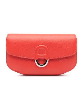 Hermes Rouge Tomate Epsom Cherche Midi Clutch 22