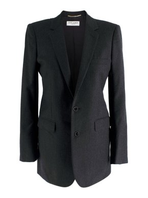 Saint Laurent Black Single-breasted Blazer