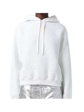 Alexander Wang White Hooded Sweatshirt