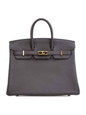 Hermes Etain Togo Birkin Retourne 25
