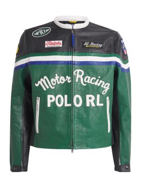 Ralph Lauren Leather Café Racer Jacket