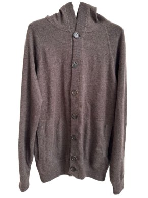 Brunello Cucinelli Hooded Cashmere Sweater/Cardigan