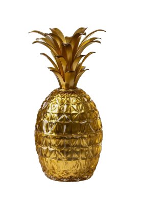 Mario Luca Giusti Melissa Pineapple Cutlery Holder/Ice Bucket Gold 1