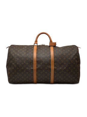 Louis Vuitton Coated Canvas Monogram Keepall 60