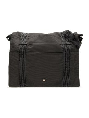Hermes Grey Canvas Herline Besace MM
