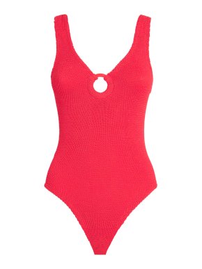 Hunza G Celine Plunge Swimsuit