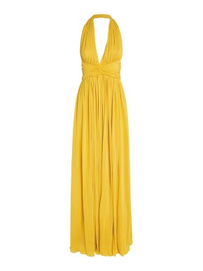 Giambattista Valli Tulle Halterneck Maxi Dres