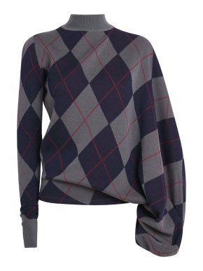 Awake A.W.A.K.E. Mode Merino Wool Argyle Sweater