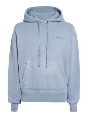 Amiri Cotton Bleach Bandana Hoodie 1