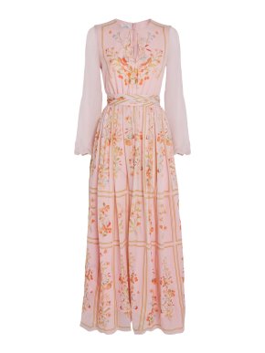 Giambattista Valli Silk Floral Maxi Dress