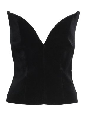 Roland Mouret Velvet Corset Top