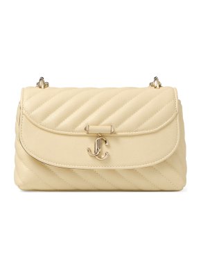 Jimmy Choo Curve Small Biker Leather Quilted Cross-Body Bag