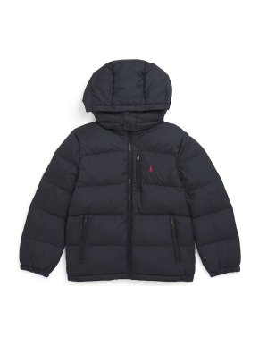 Ralph Lauren Kids Water-Repellent Down Puffer Jacket