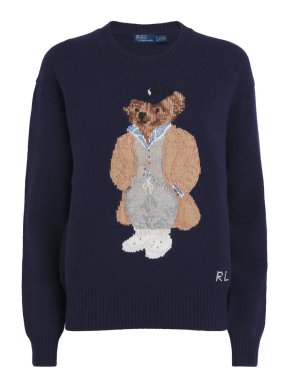 Polo Ralph Lauren Wool-Cashmere Polo Bear Sweater